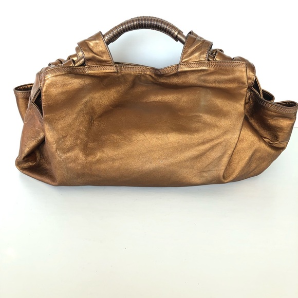 LOEWE Metallic Bronze Soft Leather Hobo Tote - Picture 4 of 14